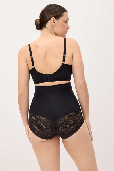 Cueca Alta Redutora com Renda Ysabel Mora, Compressão Média