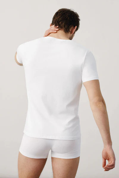 Camisola branca de manga curta Ysabel Mora