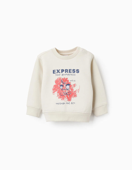 Sudadera Cardada para Bebé "Emotion Monsters" niño