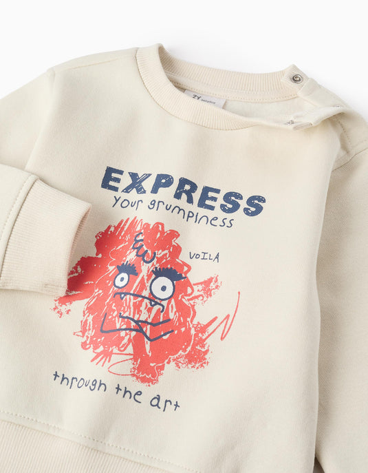 Sudadera Cardada para Bebé "Emotion Monsters" niño