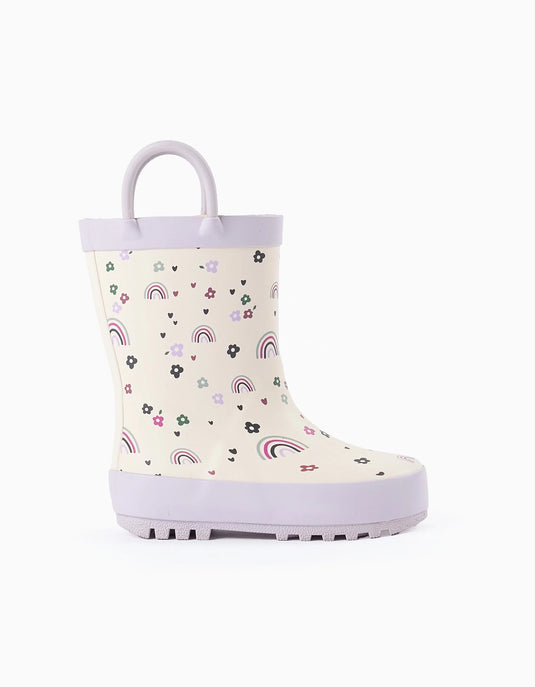 Zippy "Flowers and Rainbows" Wellington Boots