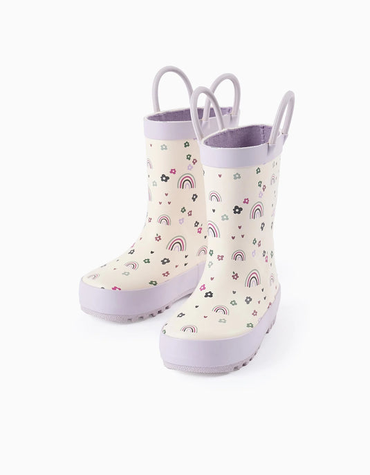 Zippy "Flowers and Rainbows" Wellington Boots
