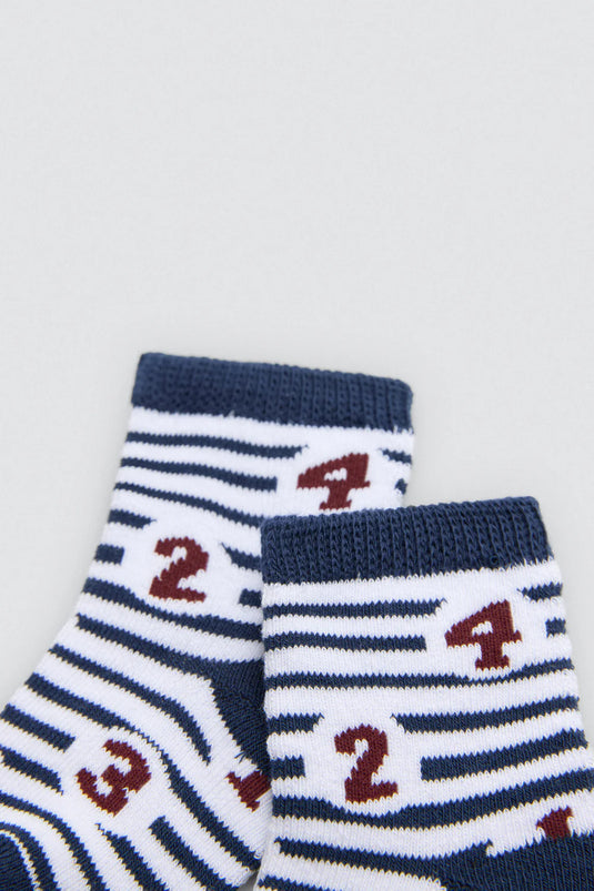 Pack de 2 Pares de Meias Térmicas Estampadas para Bebe