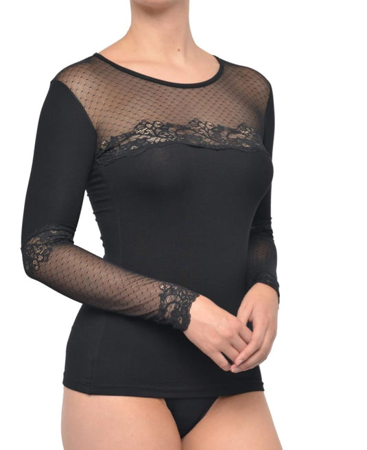 Second Skin Nightdress with Lace