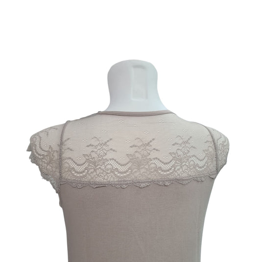 Camisola de Manga Curta em Modal