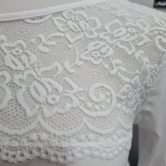 Camisola de Manga Comprida com Renda 85-98