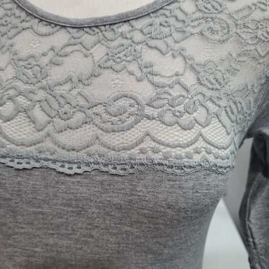 Camisola de Manga Comprida com Renda 85-98
