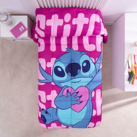 Edredon Conforter Lilo&Stitch Rosa