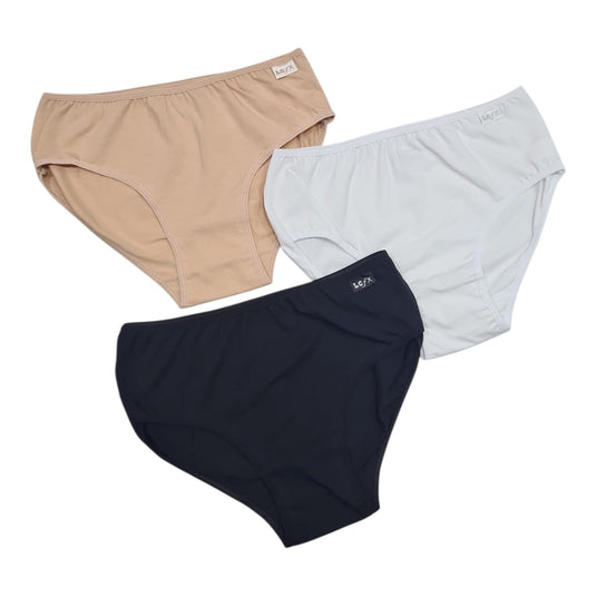 Cueca de Algodão Maxi - Pack 3