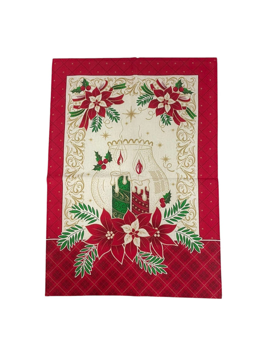 Paño de cocina navideño