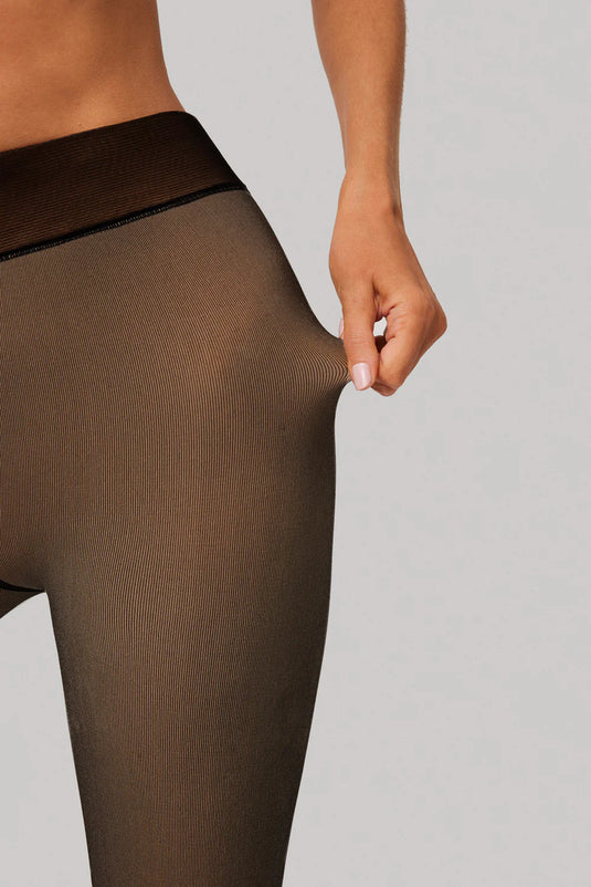 Calças Térmicas Com Efeito Véu 190 DEN - Ysabel Mora 16610