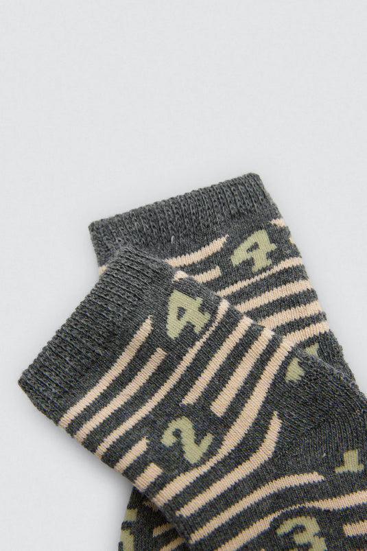 Pack de 2 Pares de Meias Térmicas Estampadas para Bebe