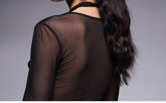 Camisola de Manga Comprida em Tule 85-84